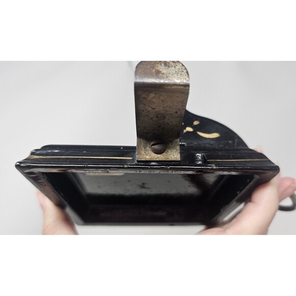 Antique 2 Hole Paper Punch Puncher Iron Victorian Circa Late 1800s Heavy Working - Picture 6 of 10